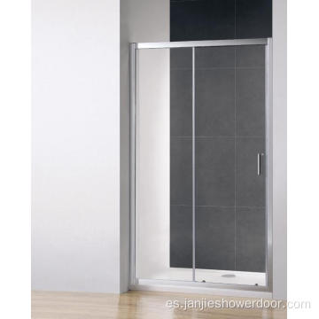 puerta de ducha corredera enmarcada de aluminio